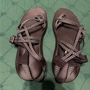 Chaco Black and White Women's Sandals